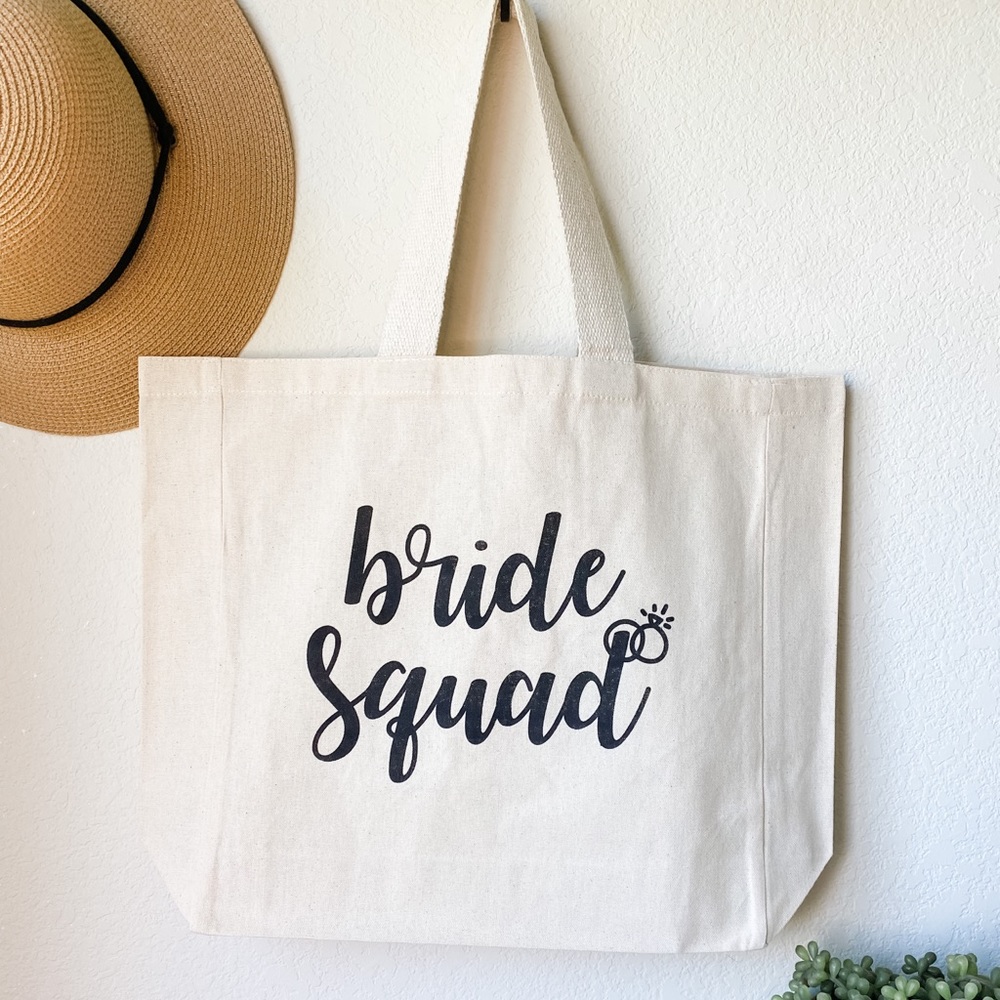 Funny Screen Printed Canvas Shopping Tote Bag - Handmade